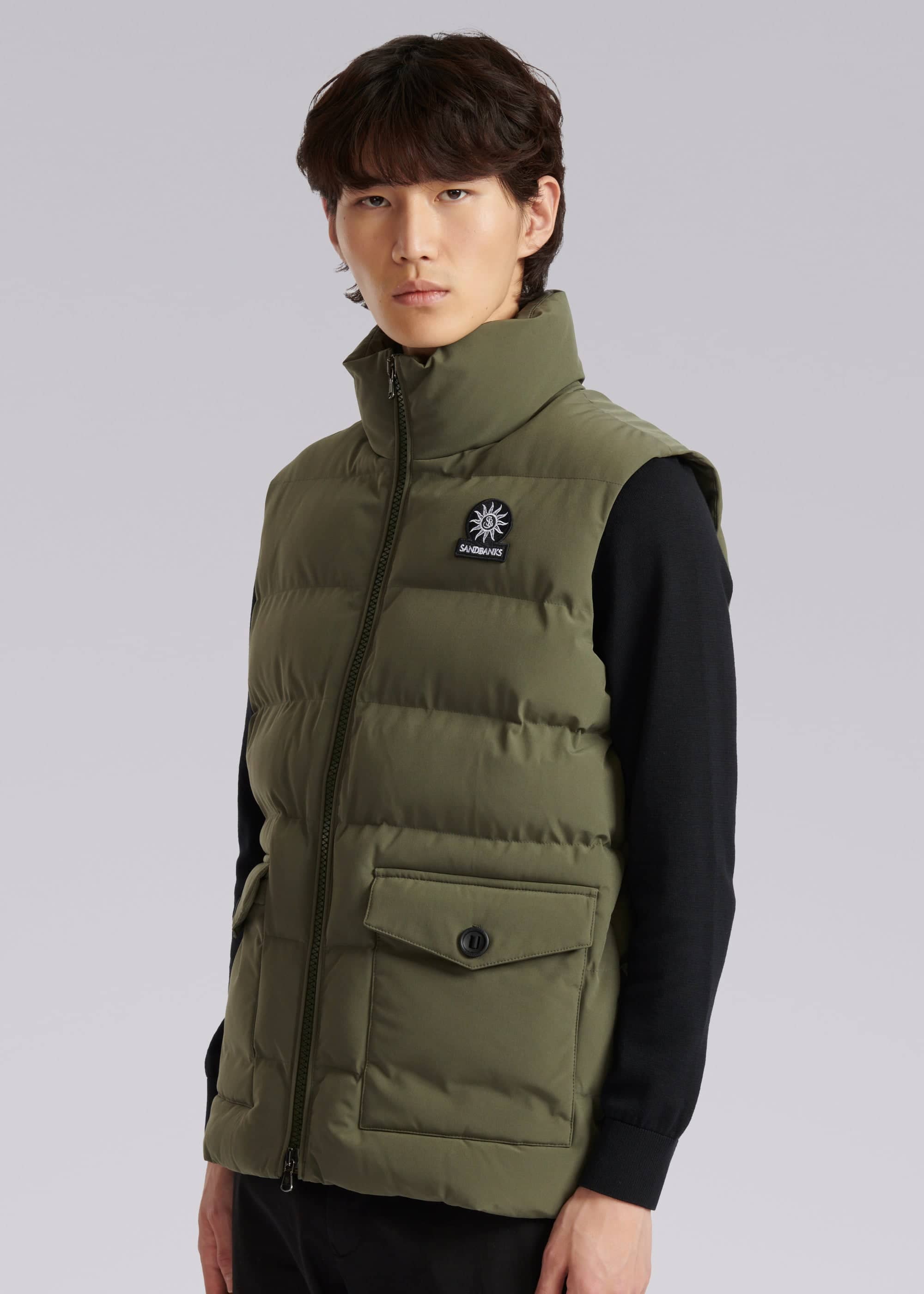 Sandbanks Explorer Gilet - Khaki - Sandbanks