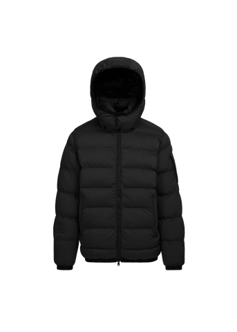 Sandbanks Shore Hooded Puffer - Black