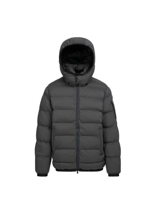 Sandbanks Shore Hooded Puffer - Charcoal