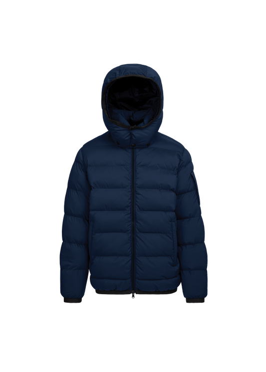 Sandbanks Shore Hooded Puffer - Navy