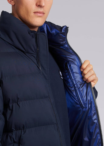 Sandbanks Shore Hooded Puffer - Navy