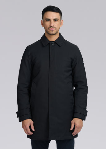 Sandbanks Quilted Mac - Black