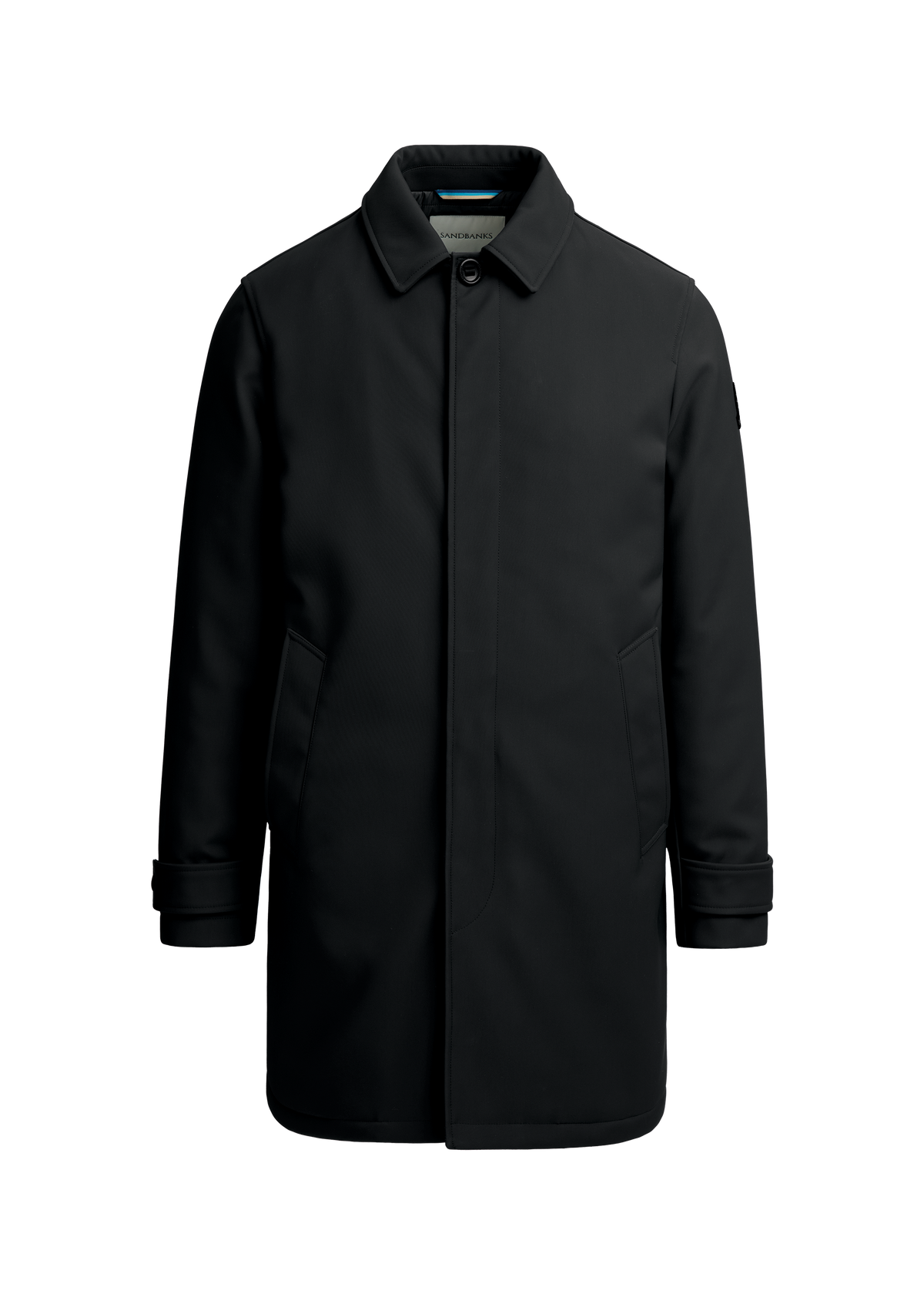 Sandbanks Quilted Mac - Black