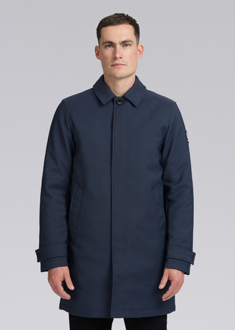 Sandbanks Quilted Mac - Navy