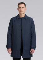 Sandbanks Quilted Mac - Navy - Sandbanks