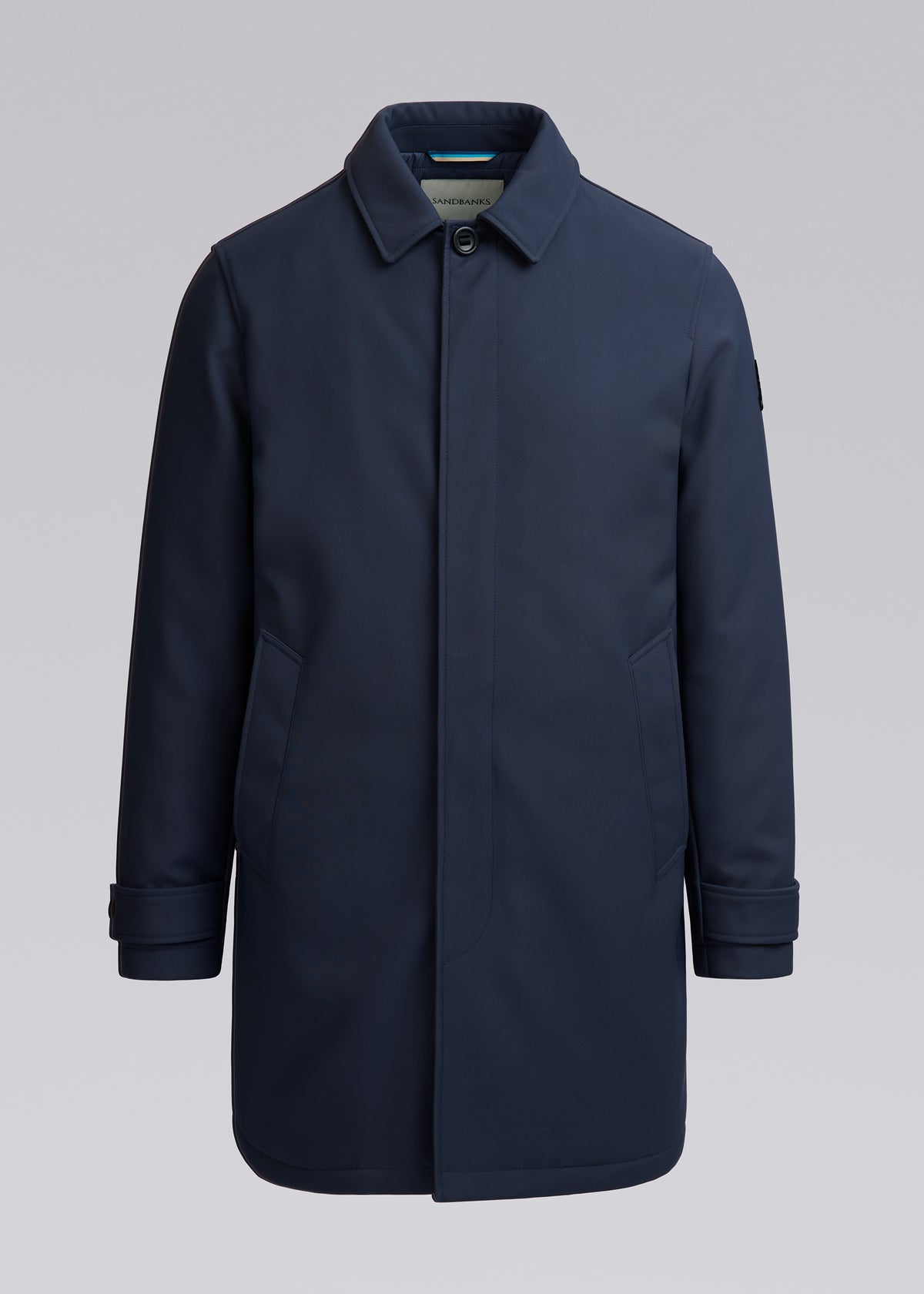 Sandbanks Quilted Mac - Navy