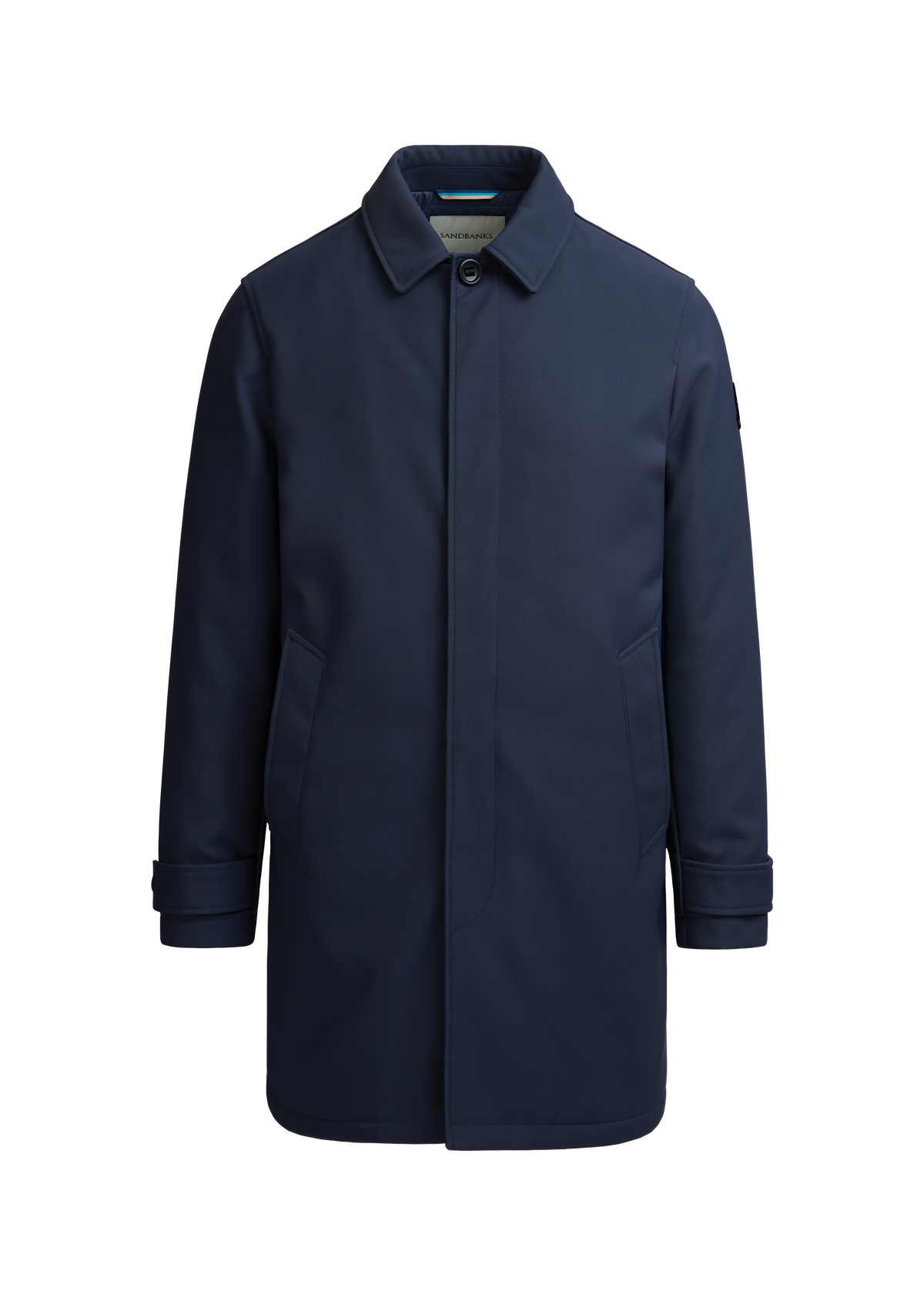 Sandbanks Quilted Mac - Navy