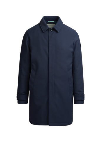 Sandbanks Quilted Mac - Navy