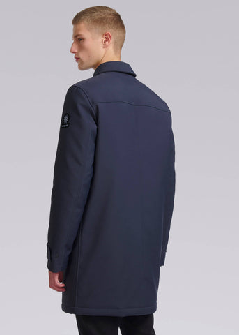 Sandbanks Quilted Mac - Navy