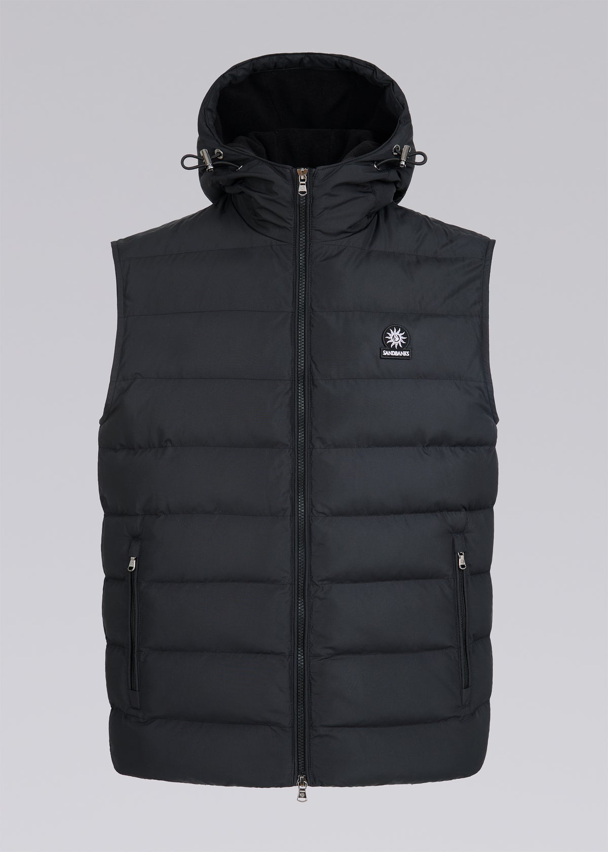 Hooded puffer gilet online