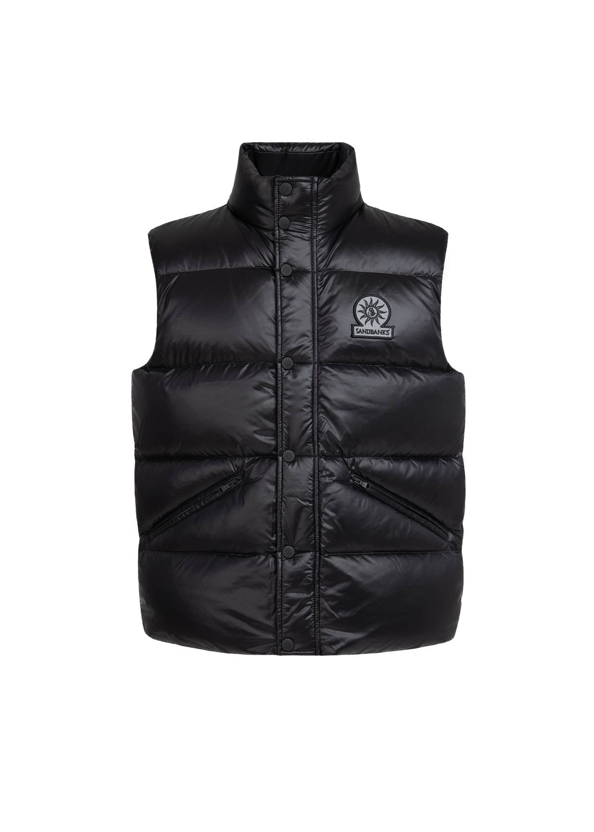 Sandbanks Lunar Wide Baffle Gilet - Black