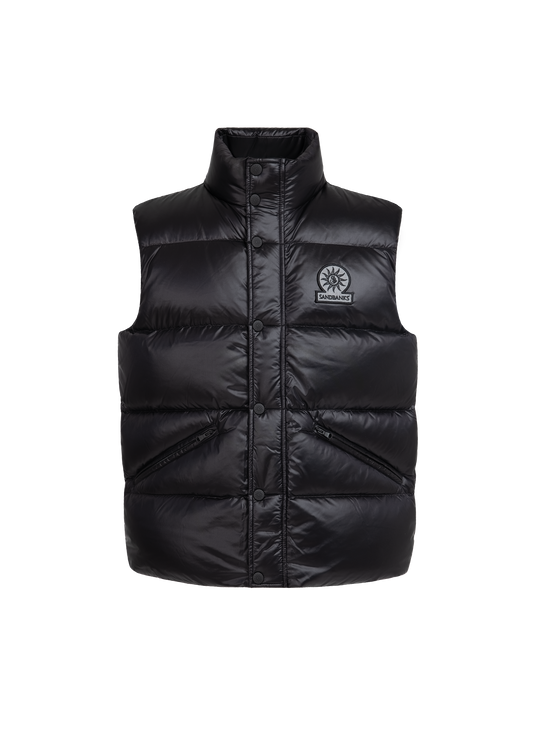 Sandbanks Lunar Wide Baffle Gilet - Black