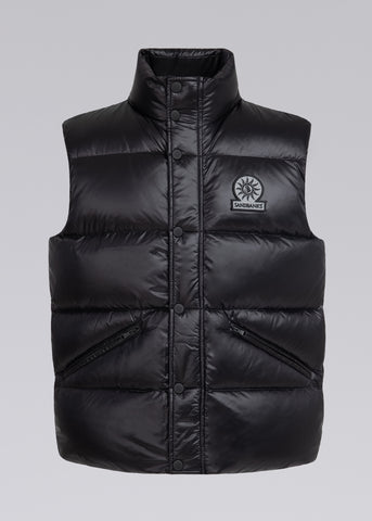 Sandbanks Lunar Wide Baffle Gilet - Black