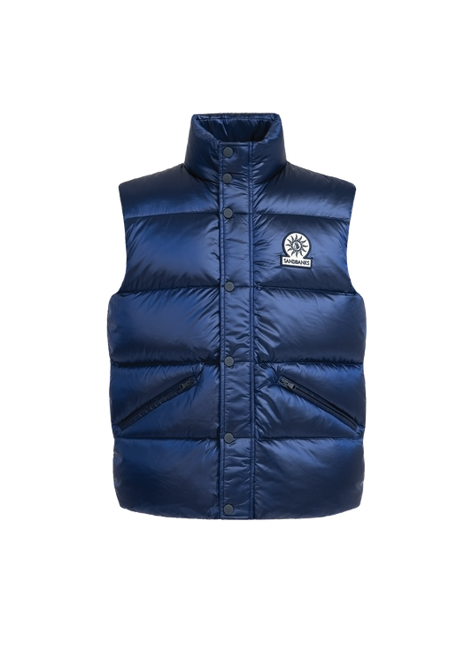 Sandbanks Lunar Wide Baffle Gilet - Navy