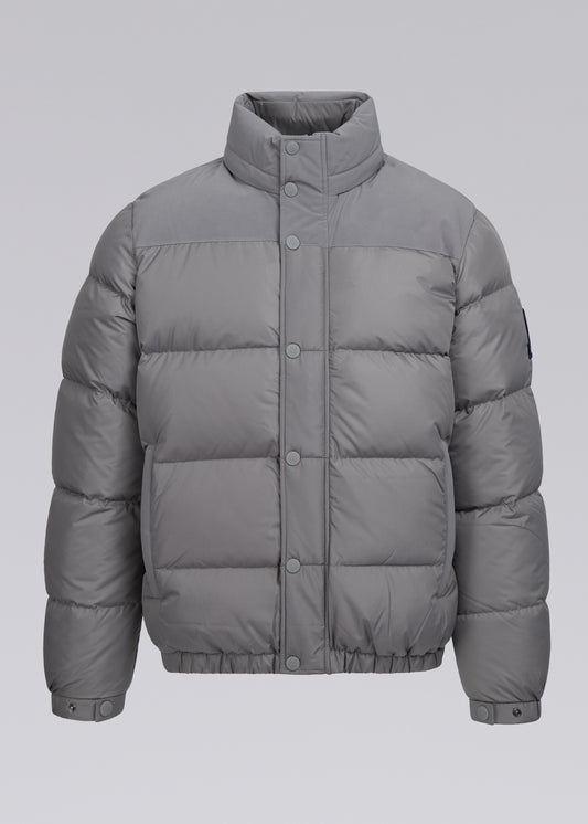 Sandbanks Peninsula Puffer Jacket - Light Grey