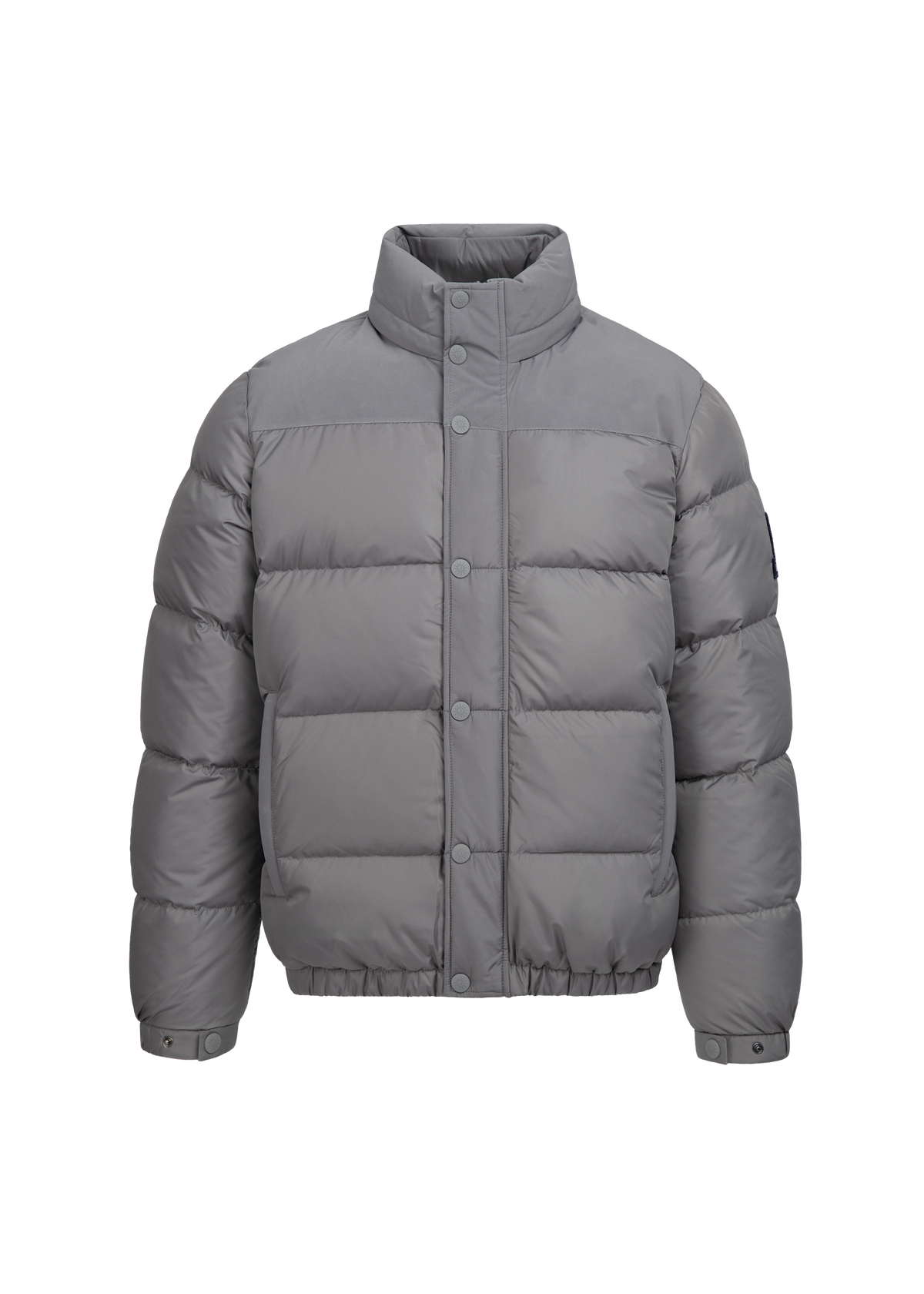 Sandbanks Peninsula Puffer Jacket - Light Grey