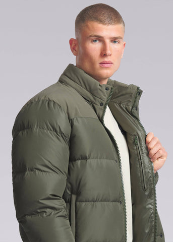 Sandbanks Peninsula Puffer Jacket - Khaki