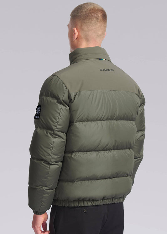 Sandbanks Peninsula Puffer Jacket - Khaki