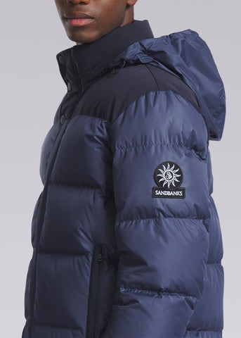 Sandbanks Peninsula Puffer Jacket - Navy