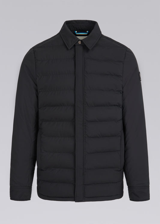 Sandbanks Echelon Puffer Shirt Jacket - Black