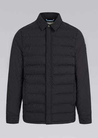 Sandbanks Echelon Puffer Shirt Jacket - Black