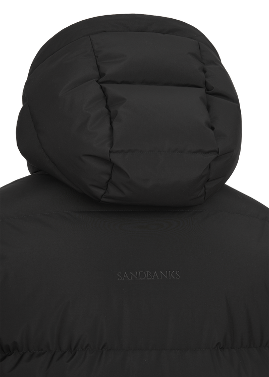 Sandbanks Alpha Puffer Jacket - Charcoal