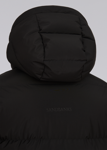 Sandbanks Alpha Puffer Jacket - Black