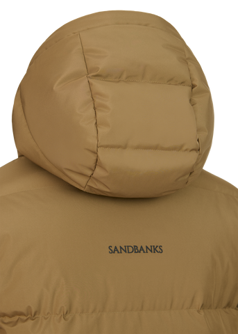Sandbanks Alpha Puffer Jacket - Desert Sand