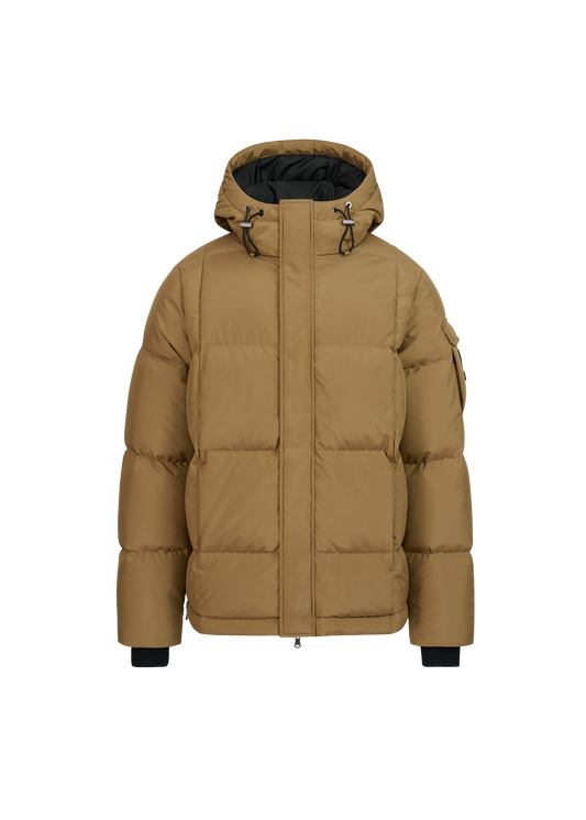 Sandbanks Alpha Puffer Jacket - Desert Sand