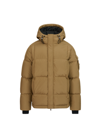 Sandbanks Alpha Puffer Jacket - Desert Sand