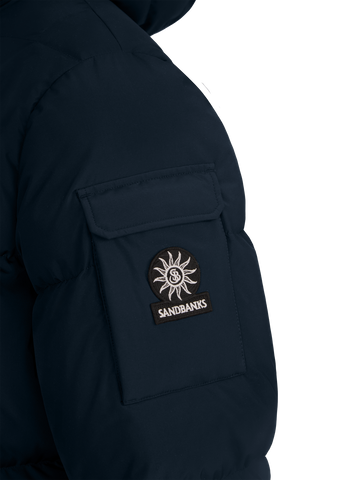 Sandbanks Alpha Puffer Jacket - Navy