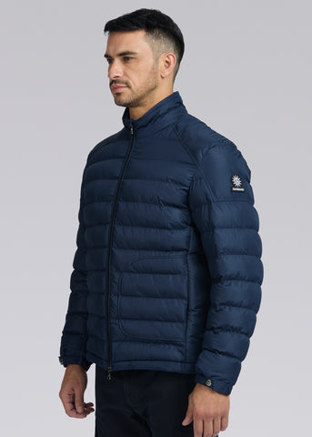 Sandbanks Racer Micro Puffer Jacket - Navy