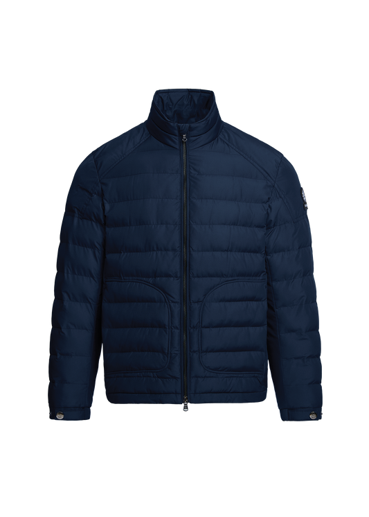Sandbanks Racer Micro Puffer Jacket - Navy