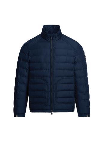 Sandbanks Racer Micro Puffer Jacket - Navy