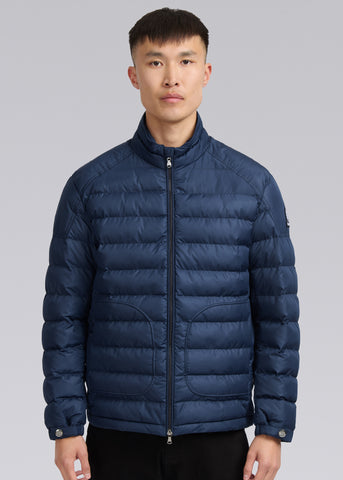 Sandbanks Racer Micro Puffer Jacket - Navy