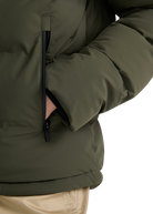 Sandbanks Waterproof Banks Puffer Jacket - Olive