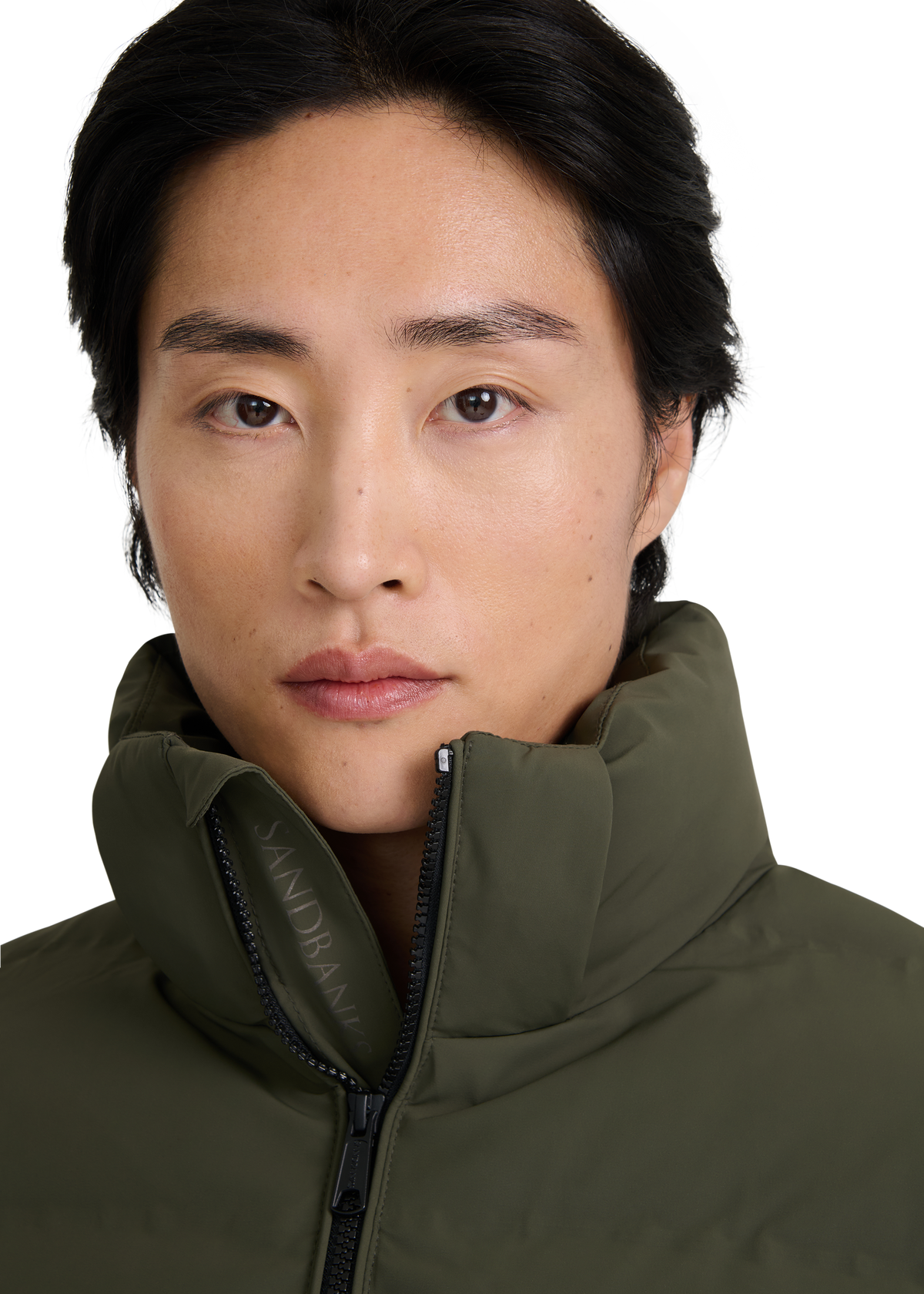 Sandbanks Waterproof Banks Puffer Jacket - Olive