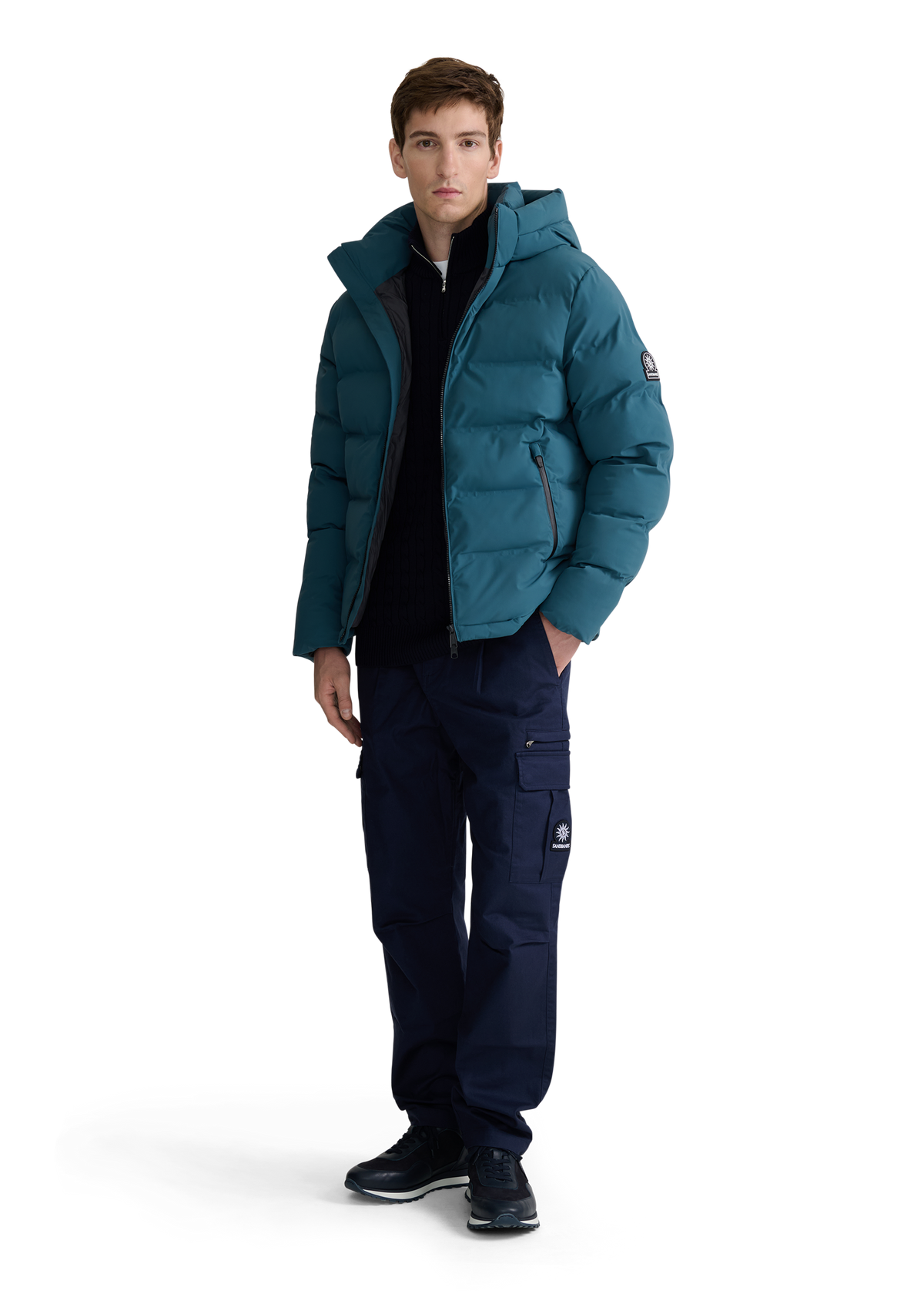 Sandbanks Waterproof Banks Puffer Jacket - Teal