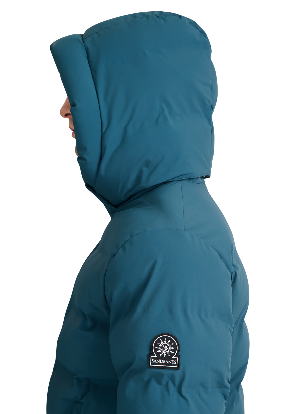 Sandbanks Waterproof Banks Puffer Jacket - Teal