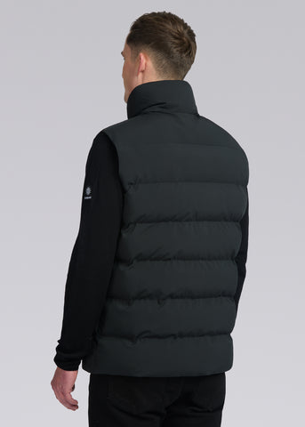 Sandbanks Clifftop Zip Pocket Gilet - Black