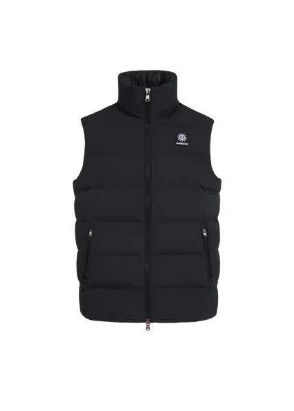 Sandbanks Clifftop Zip Pocket Gilet - Black