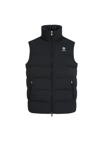Sandbanks Clifftop Zip Pocket Gilet - Black