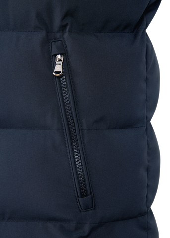 Sandbanks Clifftop Zip Pocket Gilet - Navy