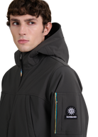 Niton Softshell Hooded Jacket - Charcoal