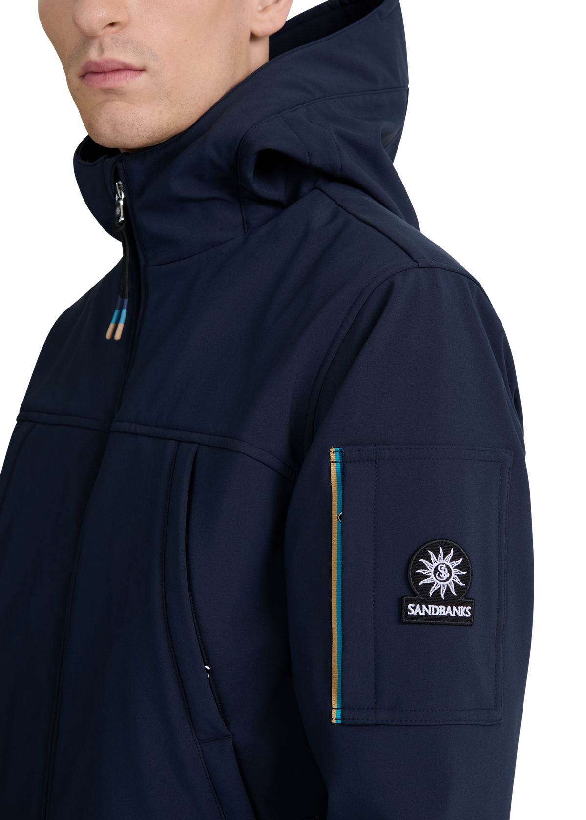 Niton Softshell Hooded Jacket - Navy