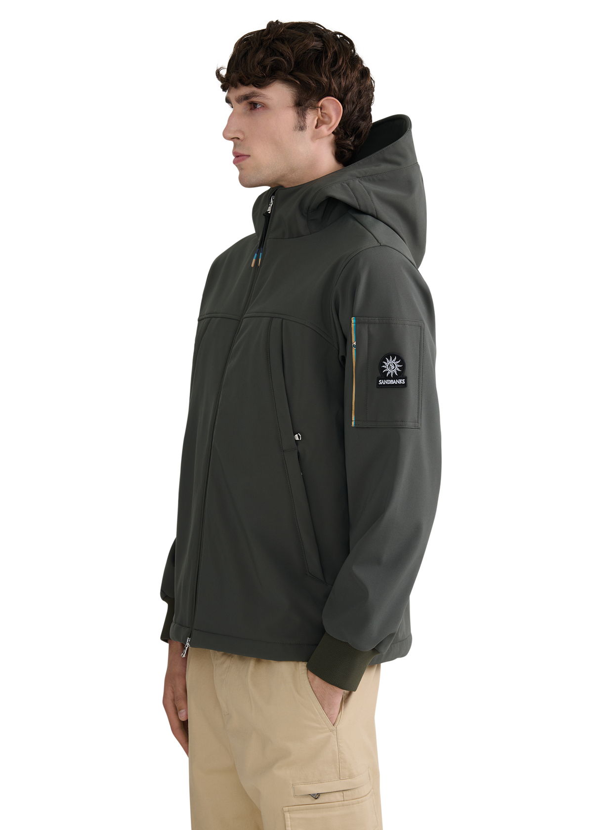 Niton Softshell Hooded Jacket - Olive