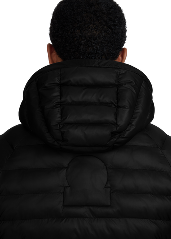 Sandbanks Hooded Ripstop Micro Puffer Jacket - Black