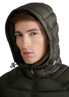 Ragland Hooded Micro Puffer - Olive