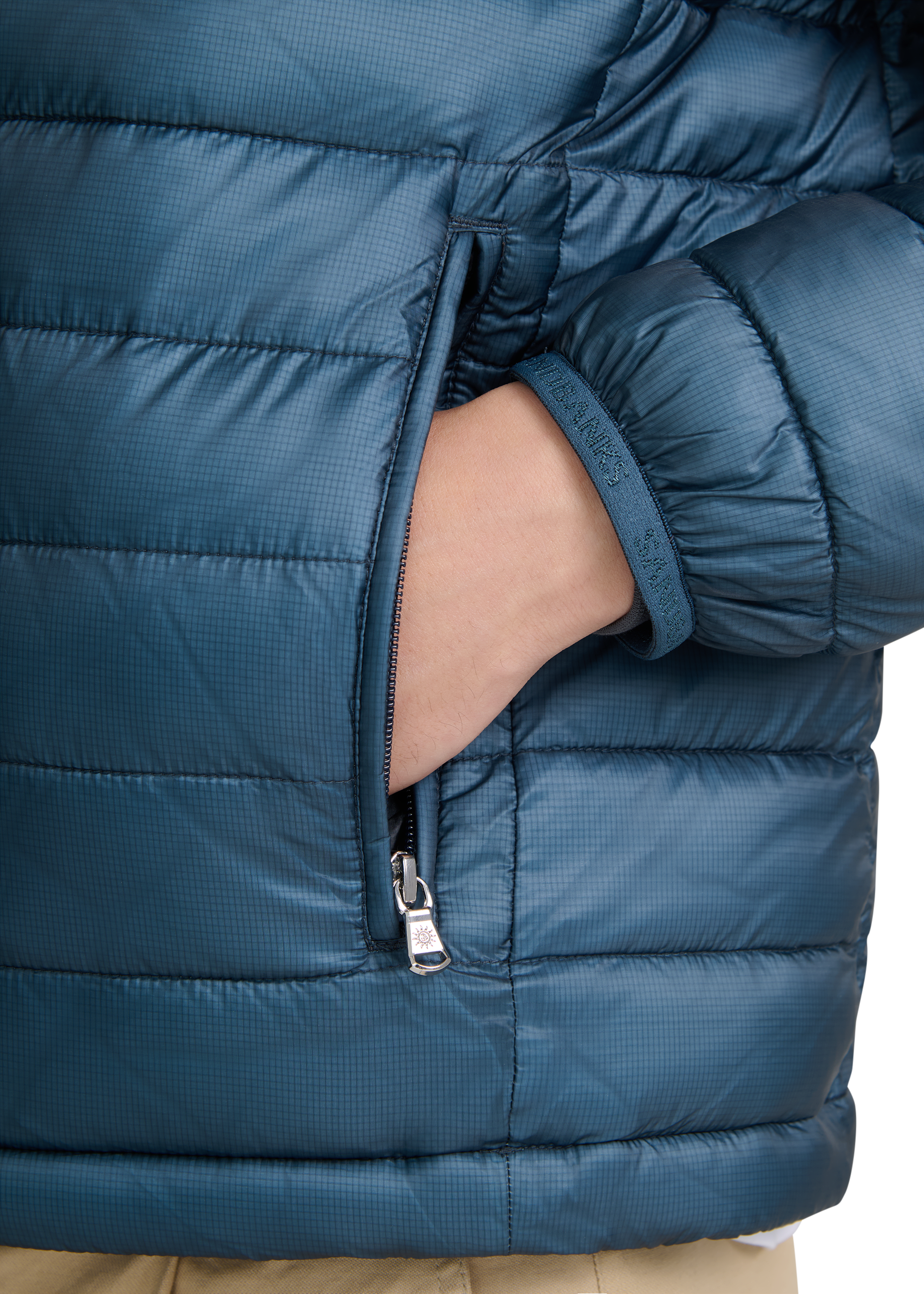 Ragland Hooded Micro Puffer - Teal