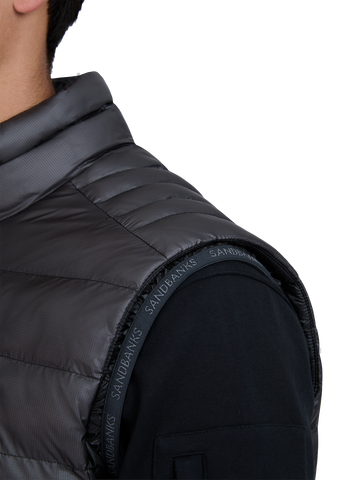 Sandbanks Ripstop Micro Puffer Gilet - Anthracite